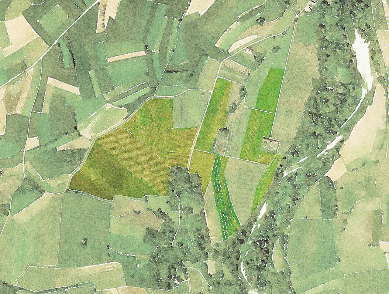 Watercolor Map